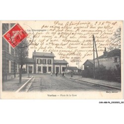 CAR-ABGP6-0618-51 - VERTUS - place de la gare