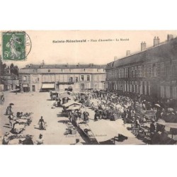 51 - STE MENEHOULD - SAN37403 - Place d'Austerlitz - Le Marché - En l'état