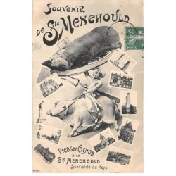 51 - STE MENEHOULD - SAN37397 - Souvenir de Ste Menehould - Cochon