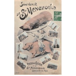 51 - STE MENEHOULD - SAN37398 - Souvenir de Ste Menehould - Cochon
