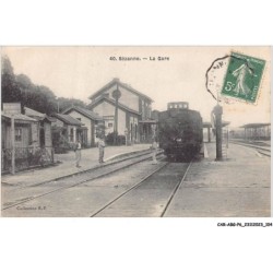 CAR-ABGP6-0615-51 - SEZANNE - la gare - train