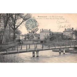 51 - BAZANCOURT - SAN38798 - Un coin de la Suippe - Vue prise à la chute d'eau de l'Usine Lelarge