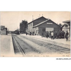 CAR-ABGP6-0620-51 - MOURMELON - la gare - train