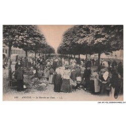 CAR-AFCP20-1110-80 - AMIENS - Le marché sur l'eau