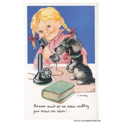 CAR-AFAP18-0864-ILLUSTRATEUR - GOUGEON - Bonne nuit et ne vous oubliez pas dans vos reves