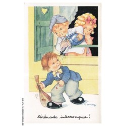 CAR-AFAP18-0875-ILLUSTRATEUR - GOUGEON - Serenade interrompue
