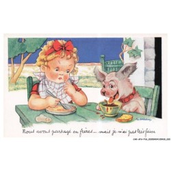 CAR-AFAP18-0871-ILLUSTRATEUR - GOUGEON - Nous avons partage en freres - Mais je nai pas tres faim