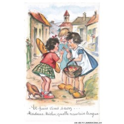 CAR-AEZP17-0921-ILLUSTRATEUR - BOURET - Et puis vous savez - Madame michu - quel mauvaise langue