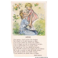 CAR-AEHP19-1085-ILLUSTRATEUR - BOURET - Mère - Une mamn c'est le sourire d'un bonheur