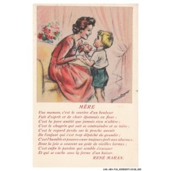CAR-AEHP18-0975-ILLUSTRATEUR - BOURET - Mère - Une maman c'est le sourire d'un bonheur