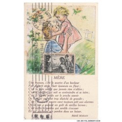 CAR-AEHP18-0974-ILLUSTRATEUR - BOURET - Mère - Une maman c'est le sourire d'un bonheur