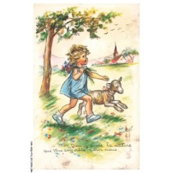 CAR-ADQP13-0949-ILLUSTRATEUR - BOURET - Mon Dieu j'aime la natureque vous avez crée pour nous