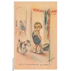 CAR-ADQP13-0950-ILLUSTRATEUR - BOURET - Zut j'me suis trompe de porte