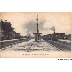 CAR-ABAP9-80-0840 - BOVES - la station de chemin de fer
