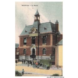 CAR-AEBP11-0606-80 - BEAUVAL - La mairie