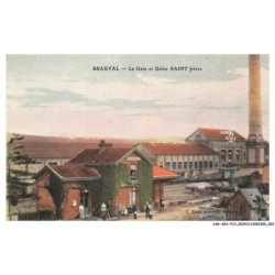 CAR-AEAP10-0651-80 - BEAUVAL - La gare et usine saint-freres
