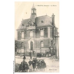 CAR-ADLP15-0935-80 - BEAUVAL - La mairie