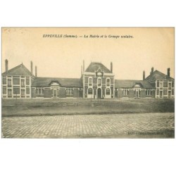 80 .n°39330 . eppeville.la mairie et le groupe scolaire