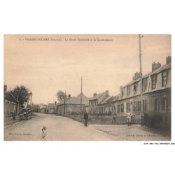 CAR-ABUP10-0874-80 - VILLERS-BOCAGE - La route nationale et la gendarmerie