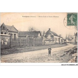 CAR-AATP11-80-0941 - VRAIGNES - marie-école et route d'hornoy - vendu en l'état