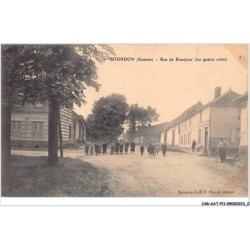CAR-AATP11-80-0919 - SOURDON - rue de beaujour - les quatres coins
