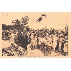 80 - GRIVESNES - SAN65998 - M Destrés Maire de Grivesnes prononçant son discours