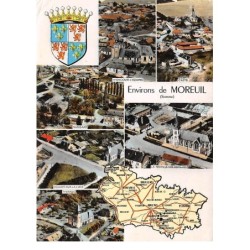 80 .n° 204979.moreuil.multivues.cpsm - 15 x 10.5 cm