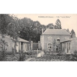 80 .n° 110345 . flesselles . villa levret debry . vue generale .