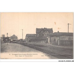 CAR-ABAP9-80-0845 - LONGPRE-LES-CORPS-SAINTS - gare - ligne de tréport-mers