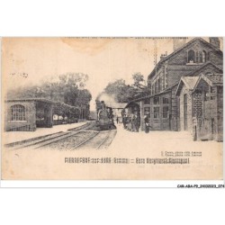CAR-ABAP9-80-0838 - PIERREPONT-sur-AVRE - gare hargicourt-pierrepont