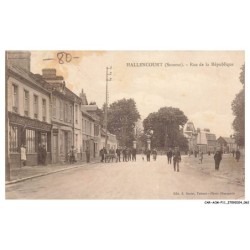 CAR-ACMP11-0855-80 - HALLENCOURT - Rue de la republique