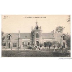 CAR-ACMP11-0871-80 - FAVIERES - La mairie et les ecoles