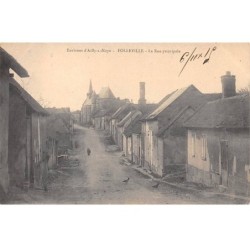 80-SAN60067-FOLLEVILLE.La Rue Principale.Environs d'Ailly-s-Noye