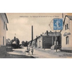 80 - BERNAVILLE - SAN53411 - La Fabrique de boutons et la Rue de Domart - En l'état