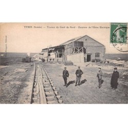 80 - YTRES - SAN57484 - Travaux du Canal du Nord - Extérieur de l'Usine Electrique