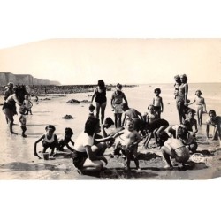 80 - AULT - SAN47855 - Jeux de sable - Carte Photo