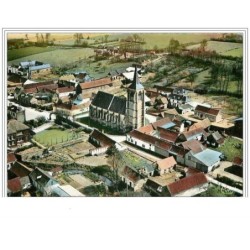 80.ALLERY.VUE GENERALE AERIENNE.LE CENTRE.CPSM.