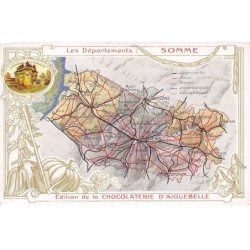 80 - SAN63153 - LA SOMME - Carte Géographique du Département è Chocolaterie d'Aiguebelle