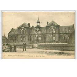 80.BERTEAUCOURT-THENNES.M AIRIE ET ECOLE