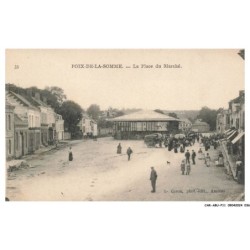 CAR-ABUP11-0956-80 - POIX-DE-LA-SOMME - La place du marché