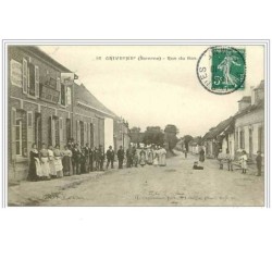80.GRIVESNES.RUE DU BAS.EPICERIE MERCERIE CLOUTERIE.AUBERGE DU LION D'OR