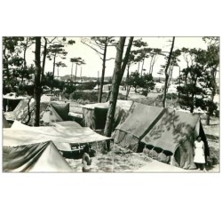 80.LA MOLLIERE.n°54.VUE SUR LE CAMPING.RARE.CPSM