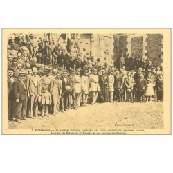 80.GRIVESNES.n°4721.LE GENERAL DEBENEY,PRESIDENT DES FETES,ENTOURE DES GENERAUX LASSON,ANDRIEU,DE RIENCOURT ET MAUREL...