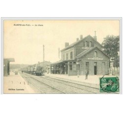 80.NAMPS AU VAL.LA GARE.TRAIN