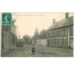 80.LIHONS EN SANTERRE.n°24081.RUE DE L'EGLISE