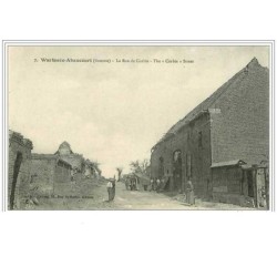 80.WARFUSEE-ABANCOURT.LA RUE DE CORBIE