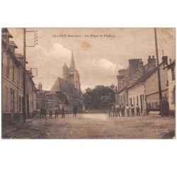 80 . n° 47087 . allery.laplace et l eglise.plie
