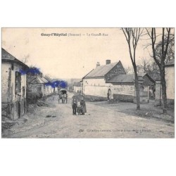 80 . n° 49193 . gouy . l hopital . la grande rue