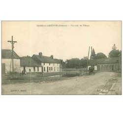 80.SAINS EN AMIENOIS.n°16.UN COIN DU VILLAGE