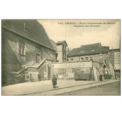 80.AMIENS.n°43.ECOLE COMMUNALE DE DESSIN.MAGASIN DES POMPES.RARE